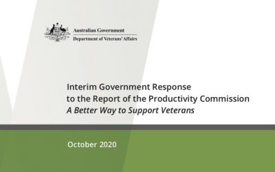 Productivity Commission Report – Interim Response