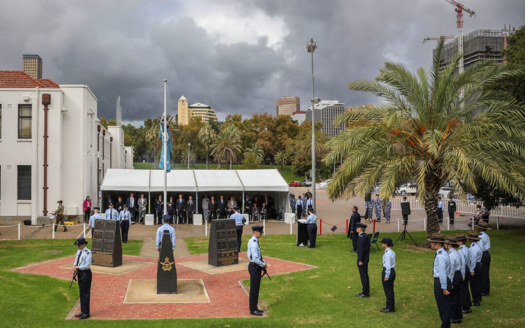 Battle of Britain service at Torrens Parade Ground