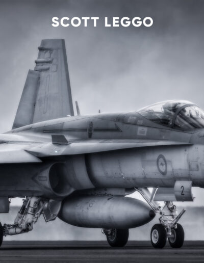 An F/A-18 Hornet multirole fighter from 77 Squadron, Royal Australian Air Force. Aviation image by Australian aviation photographer Scott Leggo.