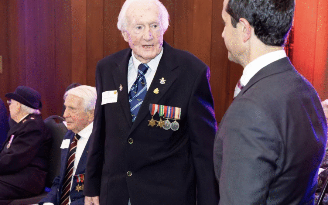 Centenary Celebration Honours WWII Veteran Graham Burgoyne
